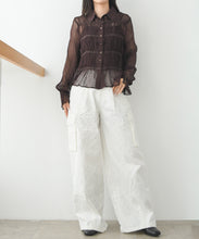 画像をギャラリービューアに読み込む, 【一部店舗限定】レース切替シアーブラウス/TT658139