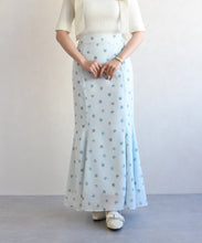 画像をギャラリービューアに読み込む, ドット×フラワーマーメイドスカート/TT617206