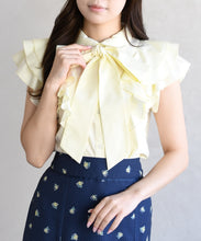 画像をギャラリービューアに読み込む, 袖フリルボウタイブラウス/TT628101