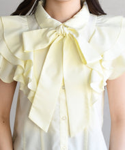 画像をギャラリービューアに読み込む, 袖フリルボウタイブラウス/TT628101