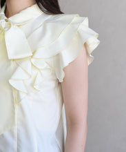 画像をギャラリービューアに読み込む, 袖フリルボウタイブラウス/TT628101