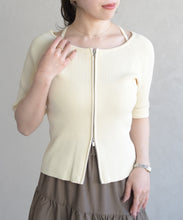 画像をギャラリービューアに読み込む, ホルターネックジップニット/TT628306