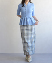 画像をギャラリービューアに読み込む, 襟付きペプラムニット/TT628303