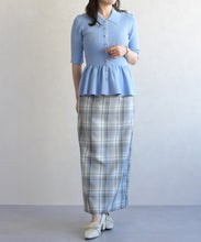 画像をギャラリービューアに読み込む, 襟付きペプラムニット/TT628303