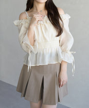 画像をギャラリービューアに読み込む, シャーリングフリルブラウス/TT628103