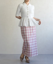 画像をギャラリービューアに読み込む, 襟付きペプラムニット/TT628303