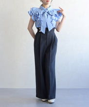 画像をギャラリービューアに読み込む, 袖フリルボウタイブラウス/TT628101