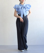 画像をギャラリービューアに読み込む, 袖フリルボウタイブラウス/TT628101