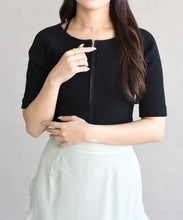 画像をギャラリービューアに読み込む, ホルターネックジップニット/TT628306