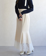 画像をギャラリービューアに読み込む, 裾レースマーメイドスカート/TT617210