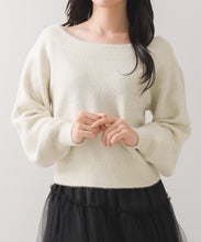 画像をギャラリービューアに読み込む, 【予約販売/11月中旬入荷予定】ベロアリボンスパンコールニット/TT648312