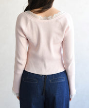 画像をギャラリービューアに読み込む, レーストリミング袖フレアニット/TT618305