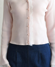 画像をギャラリービューアに読み込む, レーストリミング袖フレアニット/TT618305