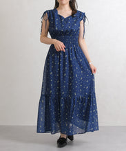 画像をギャラリービューアに読み込む, 花柄ノースリーブワンピース/TT627405