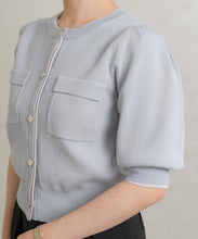 画像をギャラリービューアに読み込む, 配色スパンコールカーディガン/TT628401