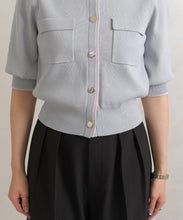 画像をギャラリービューアに読み込む, 配色スパンコールカーディガン/TT628401