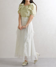 画像をギャラリービューアに読み込む, レースセミマーメイドスカート/TT617205