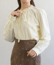 画像をギャラリービューアに読み込む, 【一部店舗限定】レース細リボンブラウス/TT658104