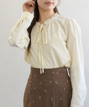 画像をギャラリービューアに読み込む, 【一部店舗限定】レース細リボンブラウス/TT658104