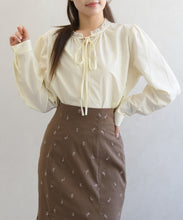 画像をギャラリービューアに読み込む, 【一部店舗限定】レース細リボンブラウス/TT658104