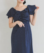 画像をギャラリービューアに読み込む, 【予約販売/4月下旬発売予定】バックリボンギャザーワンピース/TT627406