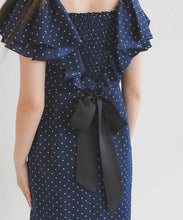 画像をギャラリービューアに読み込む, 【予約販売/4月下旬発売予定】バックリボンギャザーワンピース/TT627406