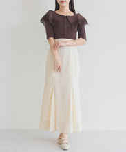 画像をギャラリービューアに読み込む, 【予約販売/3月下旬発売予定】レーストリミングビッグカラーニット/TT628302