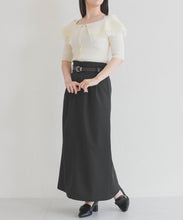 画像をギャラリービューアに読み込む, 【予約販売/3月下旬発売予定】レーストリミングビッグカラーニット/TT628302