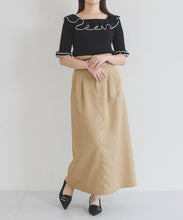 画像をギャラリービューアに読み込む, バックフリルシアーチノスカート/TT627201