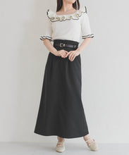 画像をギャラリービューアに読み込む, 【予約販売/4月上旬発売予定】フリル配色ニット/TT628307