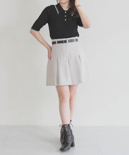 画像をギャラリービューアに読み込む, 【予約販売/3月下旬発売予定】アイレット編みポロニット/TT628304