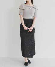 画像をギャラリービューアに読み込む, 【予約販売/3月下旬発売予定】アシメリボン2way配色ケープニット/MM628310