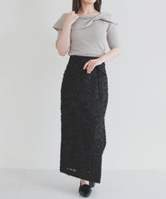 画像をギャラリービューアに読み込む, 【予約販売/3月下旬発売予定】アシメリボン2way配色ケープニット/MM628310