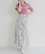 画像をギャラリービューアに読み込む, 【予約販売/3月下旬発売予定】アシメリボン2way配色ケープニット/MM628310