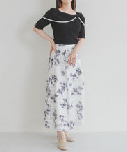 画像をギャラリービューアに読み込む, アシメリボン2way配色ケープニット/MM628310