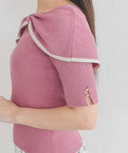 画像をギャラリービューアに読み込む, 【予約販売/3月下旬発売予定】アシメリボン2way配色ケープニット/MM628310