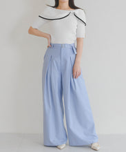 画像をギャラリービューアに読み込む, 【予約販売/3月下旬発売予定】アシメリボン2way配色ケープニット/MM628310