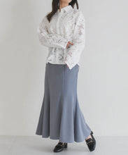 画像をギャラリービューアに読み込む, 【一部店舗限定】シアー襟付きブラウス/MM658101