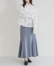 画像をギャラリービューアに読み込む, 【一部店舗限定】シアー襟付きブラウス/MM658101