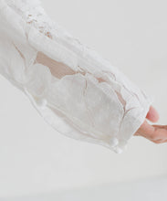 画像をギャラリービューアに読み込む, 【一部店舗限定】シアー襟付きブラウス/MM658101