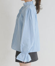 画像をギャラリービューアに読み込む, 【一部店舗限定】フリルカラー前リボンブラウス/MM658108