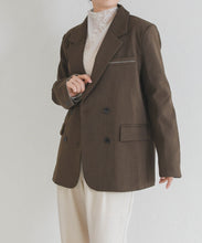 画像をギャラリービューアに読み込む, 【一部店舗限定】ソフトダブルテーラードジャケット/MM658501
