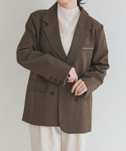 画像をギャラリービューアに読み込む, 【一部店舗限定】ソフトダブルテーラードジャケット/MM658501
