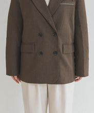 画像をギャラリービューアに読み込む, 【一部店舗限定】ソフトダブルテーラードジャケット/MM658501