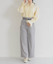 画像をギャラリービューアに読み込む, 【一部店舗限定】フリルカラー前リボンブラウス/MM658108