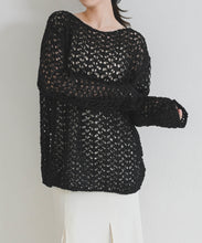 画像をギャラリービューアに読み込む, 【一部店舗限定】シアーレースニットプルオーバー/TT658302
