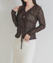 画像をギャラリービューアに読み込む, 【一部店舗限定】シアーレースカーディガン/TT658201