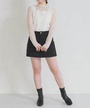 画像をギャラリービューアに読み込む, 【一部店舗限定】シアーハイネックトップス/TT658202