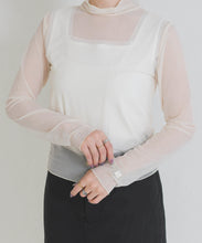 画像をギャラリービューアに読み込む, 【一部店舗限定】シアーハイネックトップス/TT658202