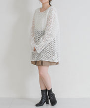 画像をギャラリービューアに読み込む, 【一部店舗限定】シアーレースニットプルオーバー/TT658302